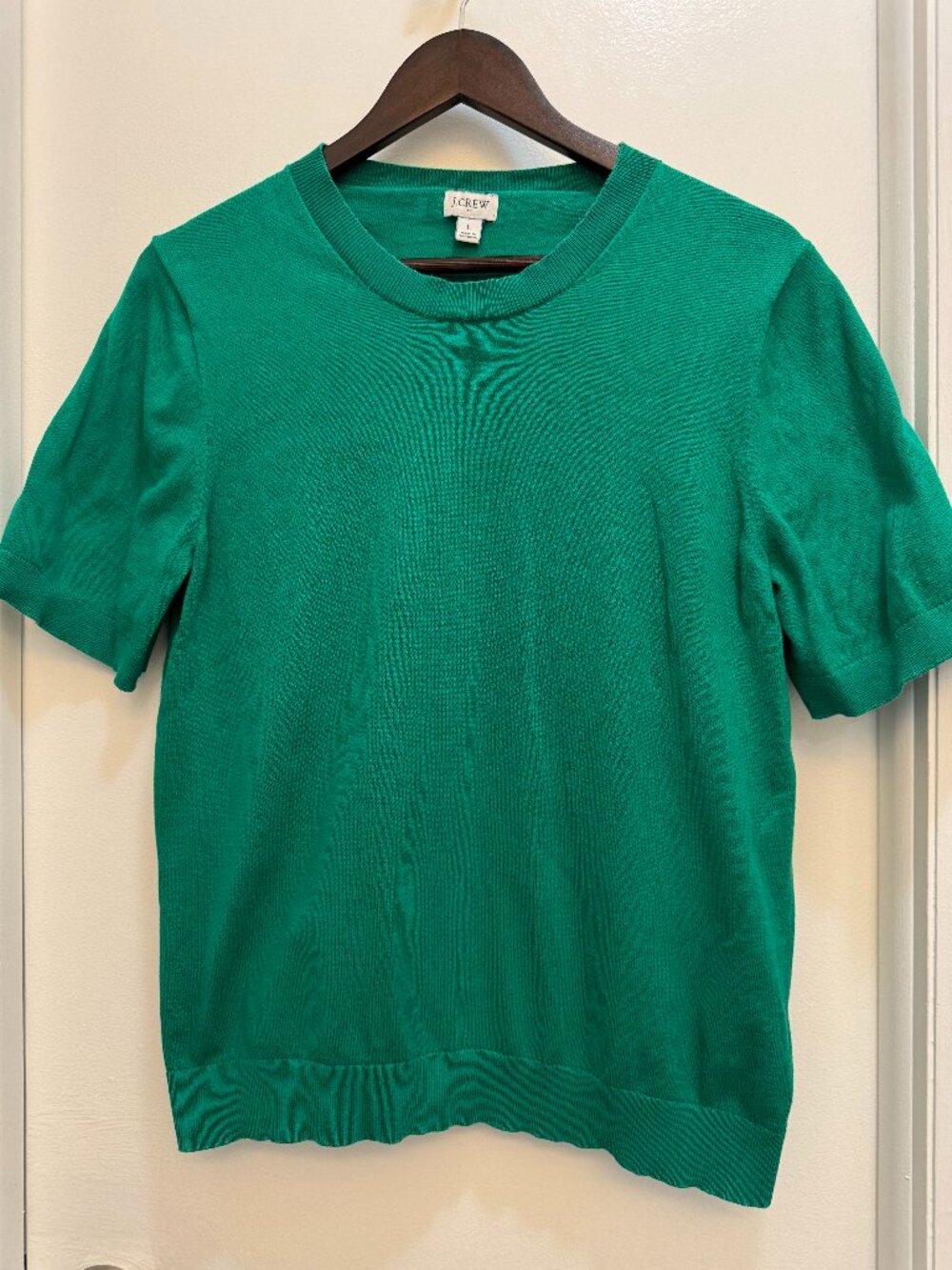 J. Crew Womens Crew neck short sleeve sweater